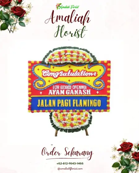 Sewa Papan Bunga Mugi